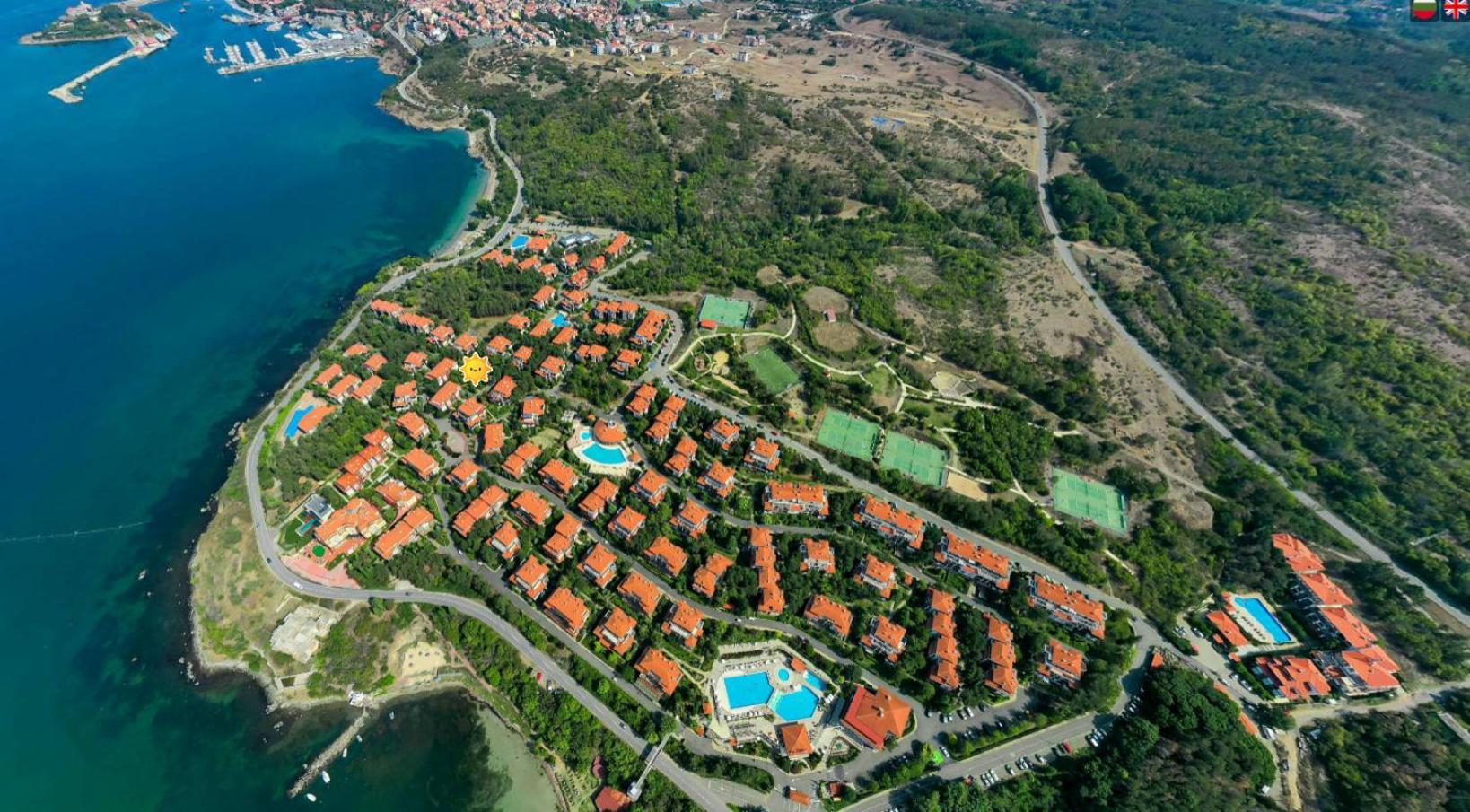Aj Apartment 1 With Pool View, Santa Marina Holiday Village, Созополь Экстерьер фото