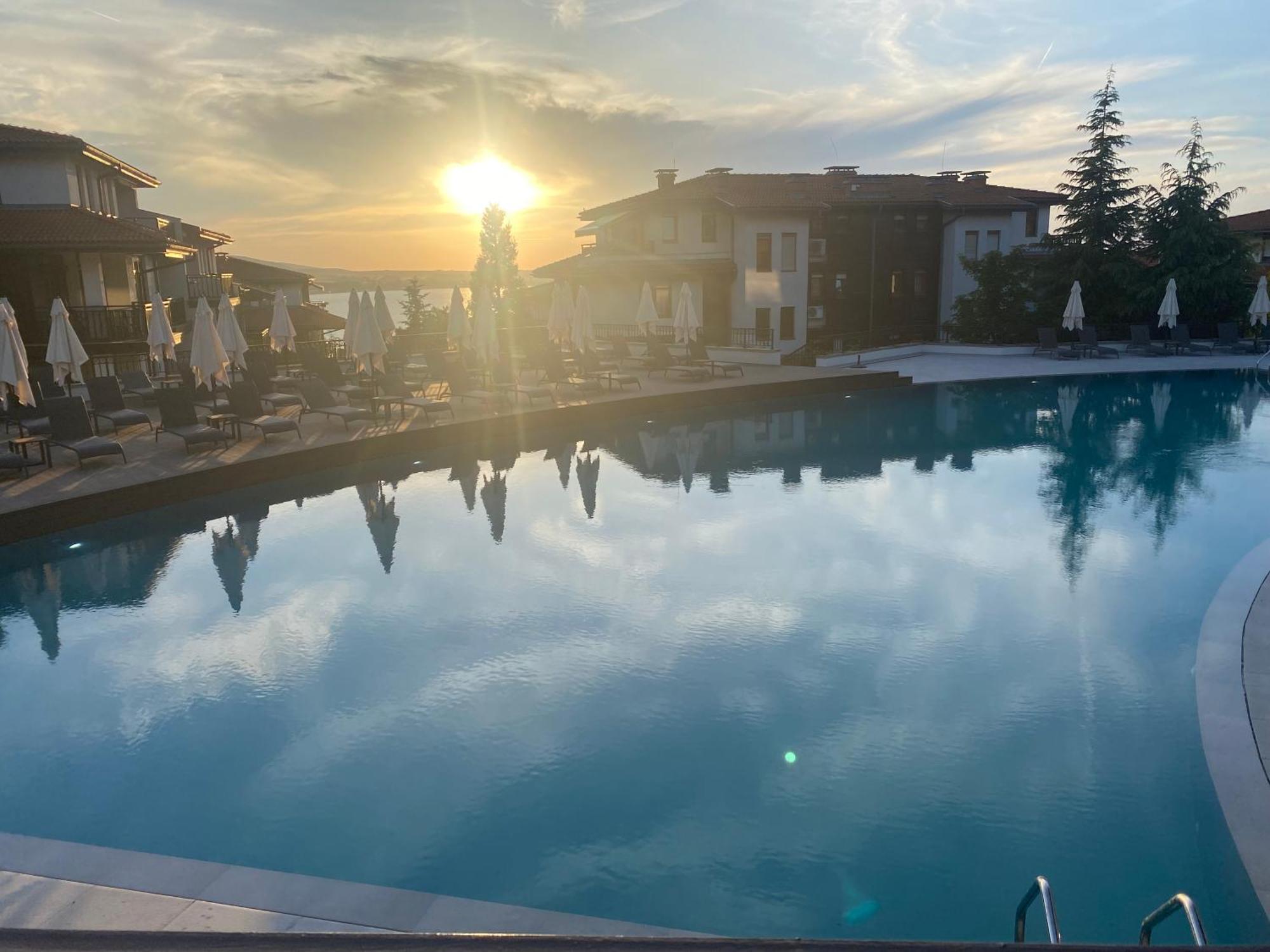 Aj Apartment 1 With Pool View, Santa Marina Holiday Village, Созополь Экстерьер фото